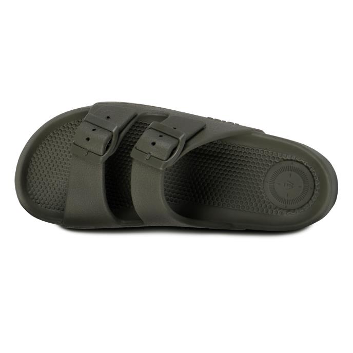 totes® SOLBOUNCE Ladies Adjustable Double Buckle Slider Khaki Extra Image 4